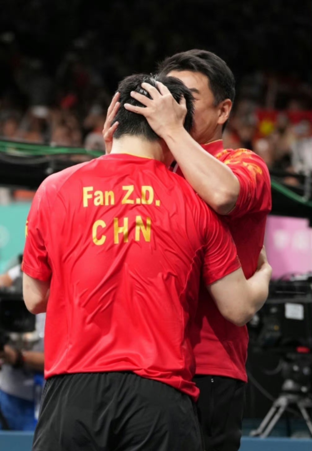 法国队鏖战中国队，王皓扛起全队